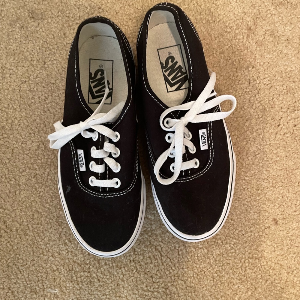 Vans black like new
